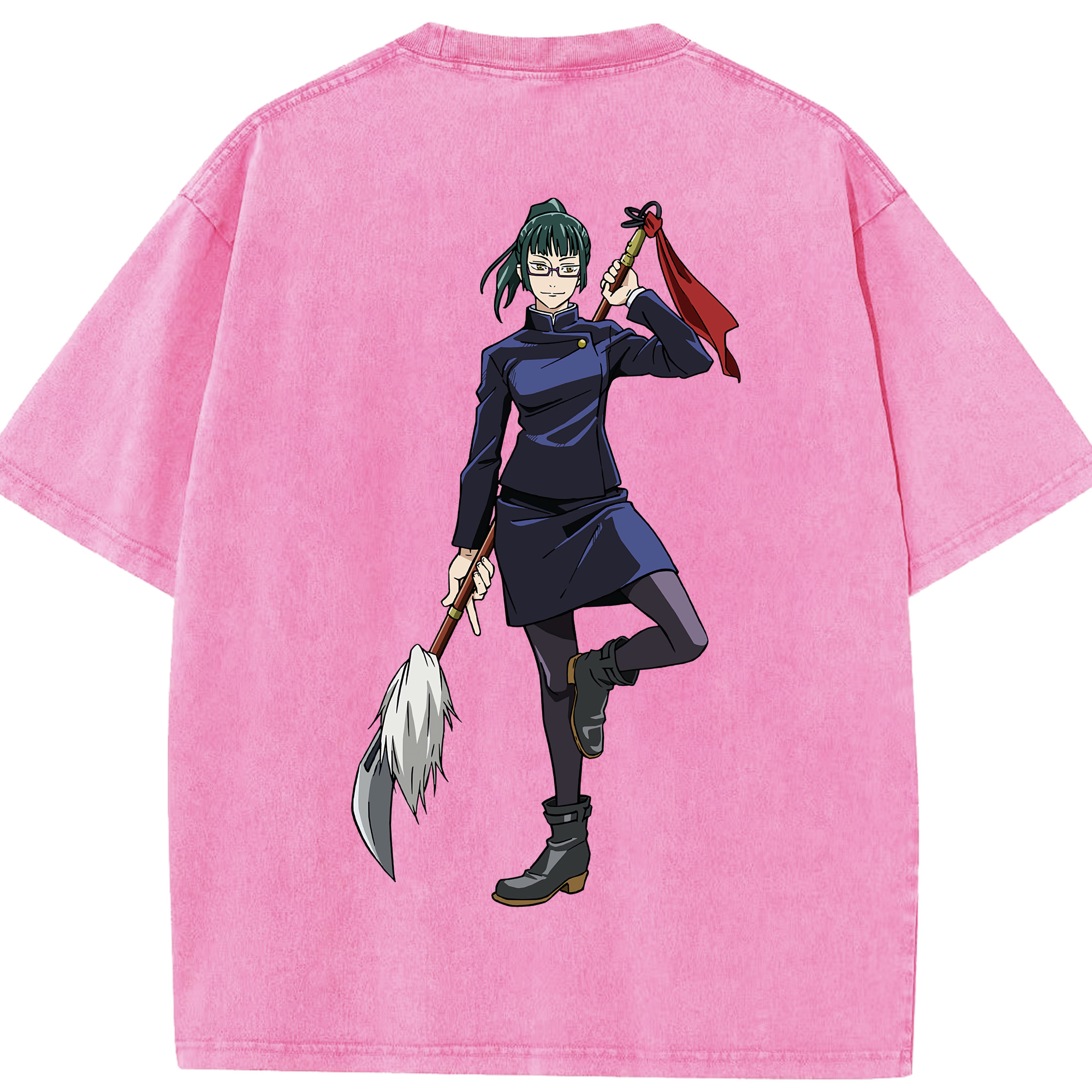 （画像用） 呪術廻戦 Jujutsu Kaisen 綿100% ヴィンテージ風 半袖Tシャツ（背面プリント）